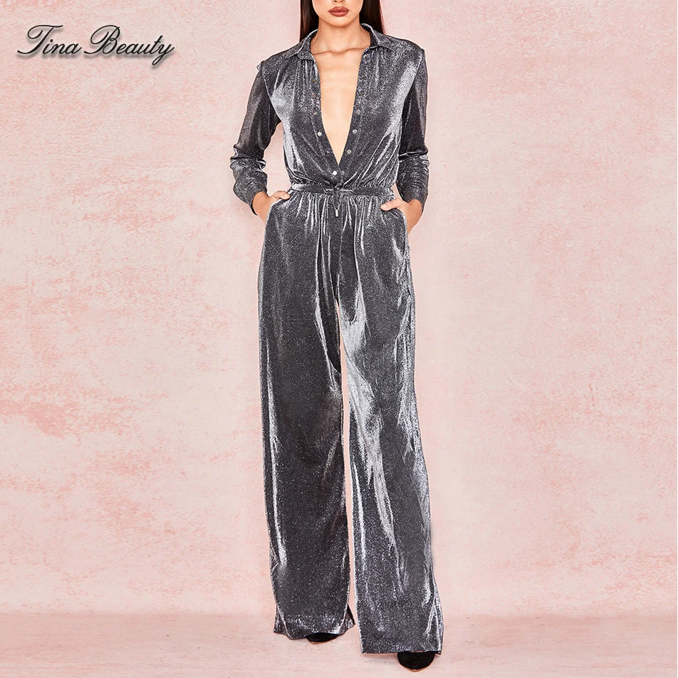 Комбинезон шелковый женский вечерний