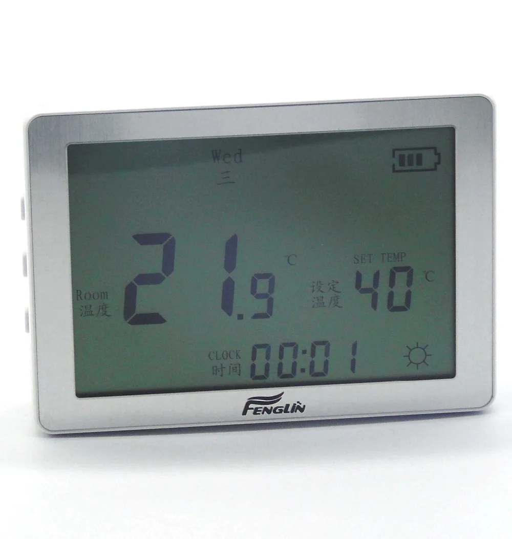 Gas Boiler Programmable 3 Wire Thermostat For Battery
