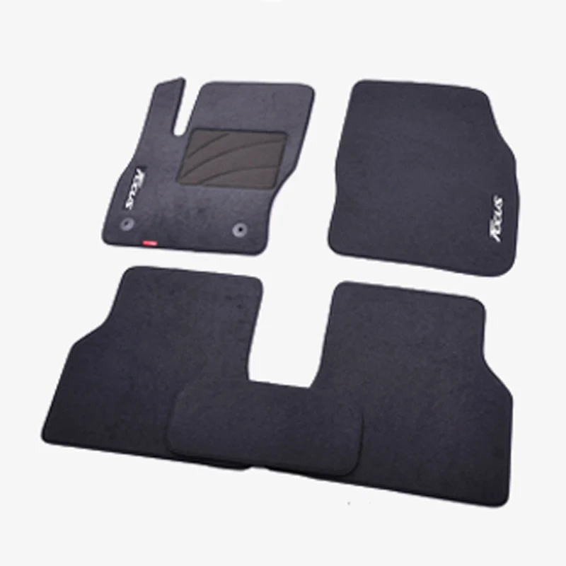 Savanini premium tecido náilon lavável tapetes do assoalho carro tapete para ford focus 2005