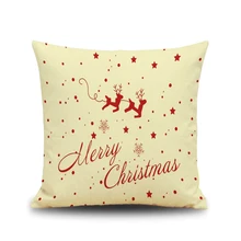 Рождественский подарок декоративная подушка с узором в виде квадратов, чехлы для подушек, наволочки для дома, декоративные
