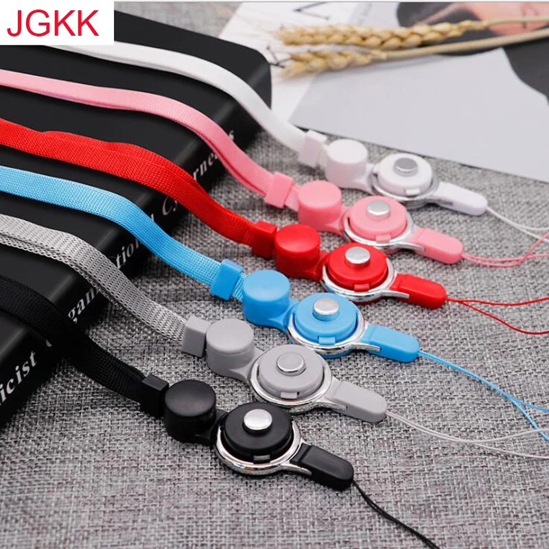 

JGKK Multi-function Mobile Phone Straps Rope For iPhone XS XSMax XR For redmi note 7pro 6 6A Lanyard Neck Strap Phone Decoration