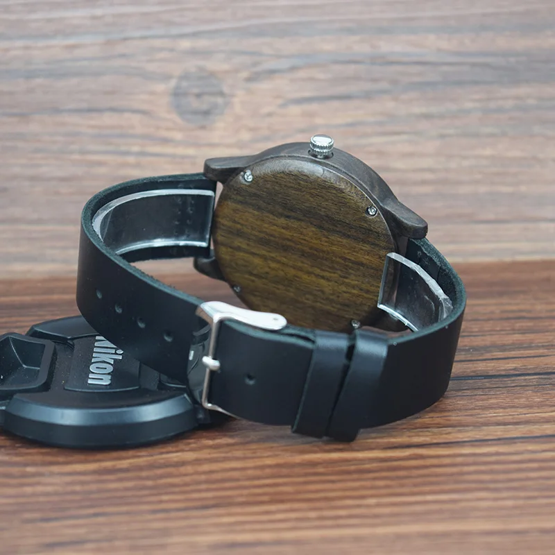 black wood watch man 12