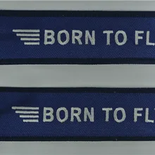 Born To Fly вышивка брелок для чемодана вышивка ткань брелок