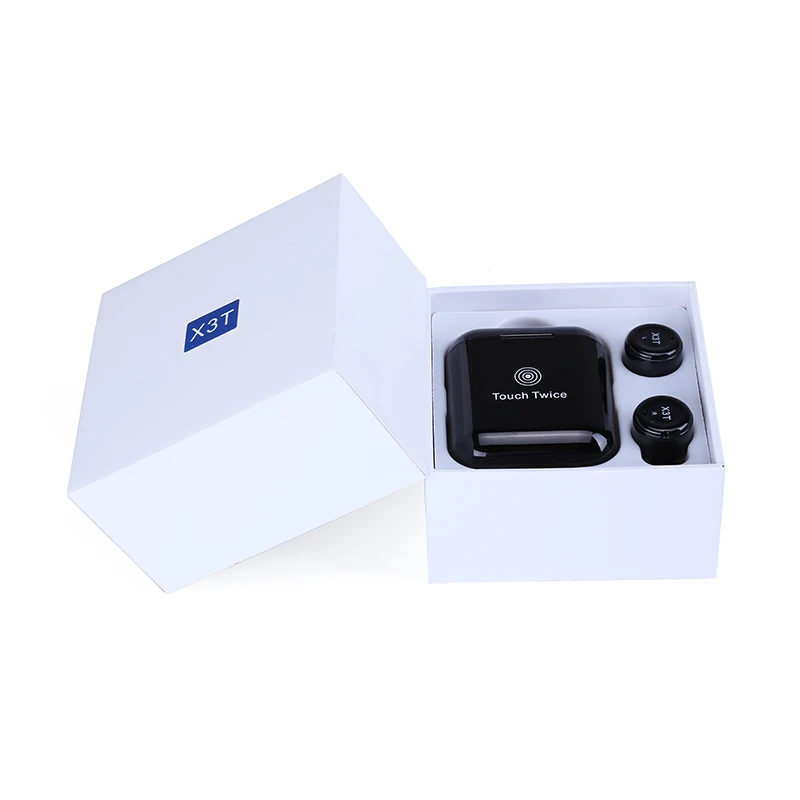 TWS X3T Беспроводная Bluetooth 4 2 гарнитура наушники с зарядным устройством бас X1t X2T