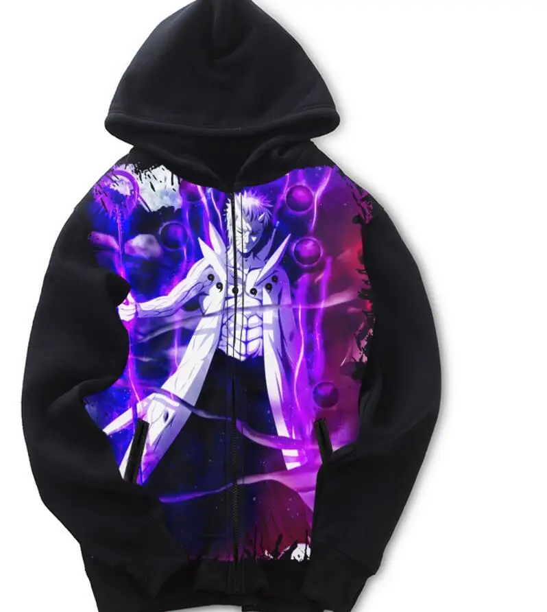 Us 4199 Anime 3d Printed Naruto Uzumaki Ootutuki Hagoromo Rikudo Kakashi Uchiha Sasuke Sennin Pullover Hoodie Coat Rap Hop Coat In Hoodies