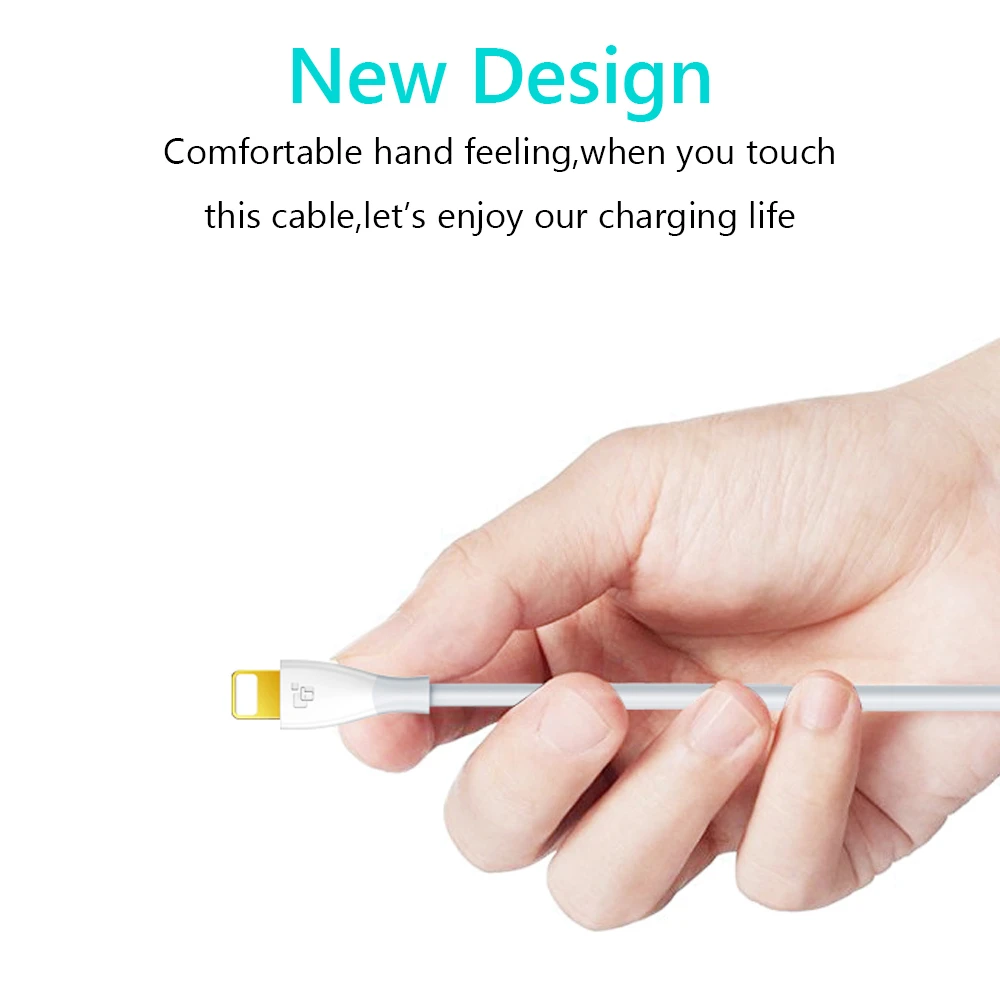Зарядный USB кабель TIEGEM для iPhone X 8 7 6 6s Plus 2 А быстрой зарядки и передачи данных 5 iPad