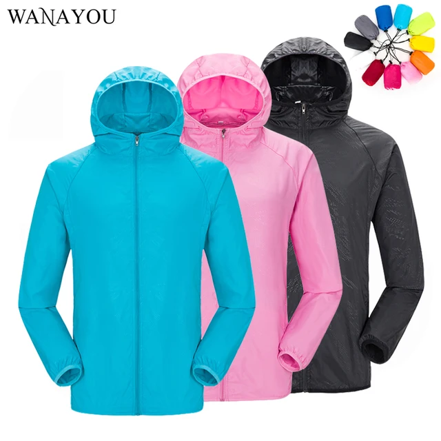 Unisex Sun Protective Hiking Jackets Waterproof Skin Jackets Quick Dry