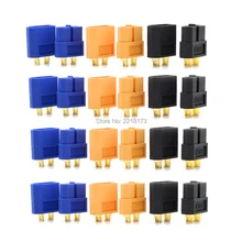 XT60 XT 60 Male Female Bullet Connector Plug with Gold Plated Banana Plug For RC Battery FPV Quadcopter 10 pairs(20pcs)