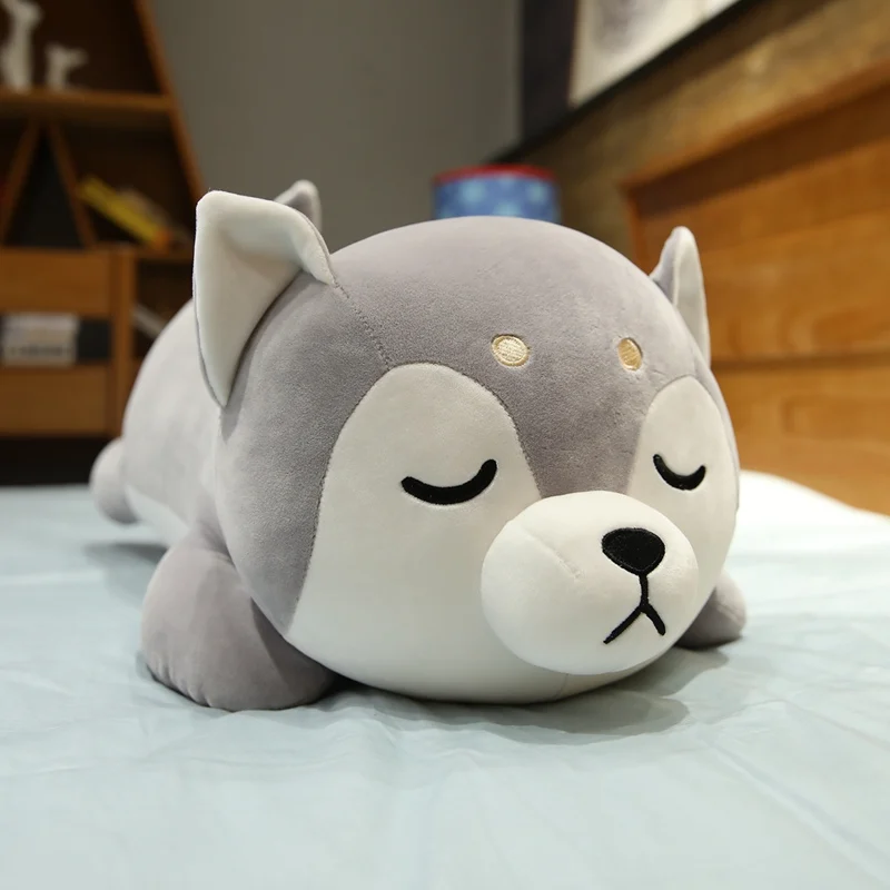1 шт. Новинка 35 75 см Kawaii husky dog плюшевая игрушка мягкая детская с животными