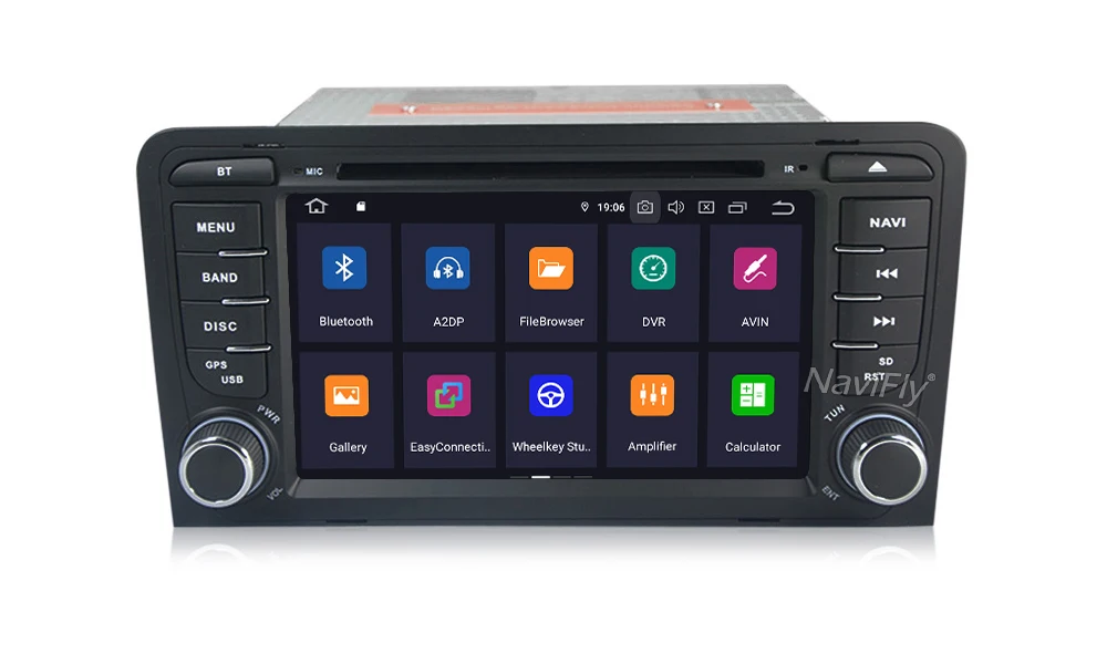 Cheap High configuration!android9.0 px30 car dvd player for Audi A3 S3 Audi A3 S3 2003-2011 with gps navigation DSP IPS 4G WiFi 16
