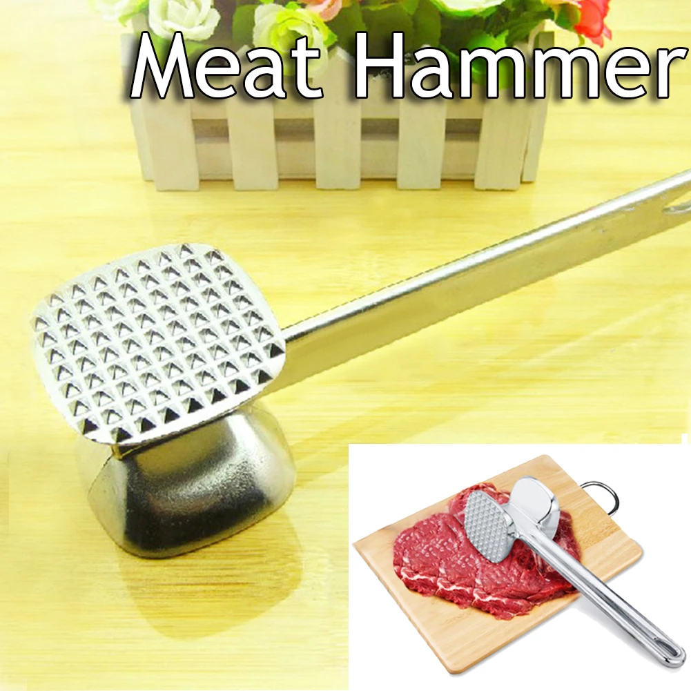Дешевый 22 см две стороны Алюминий мясо Молотки Маллет Tenderizer Говядина котлета ударные говядины курица Прямая доставка