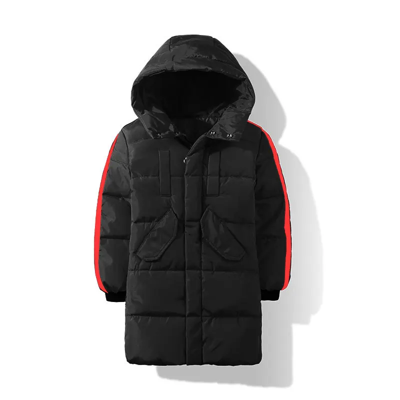 

2018Winter New Children's Outerwear Coat Boys Girls Cute Thicken Long Sleeve Casual Fashion Woolen Cotton Down Parkas
