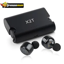 LemonMan беспроводные наушники TWS X2T Мини Bluetooth наушники с 1500 мАч power bank pk Q29 для iphone и andriods телефона