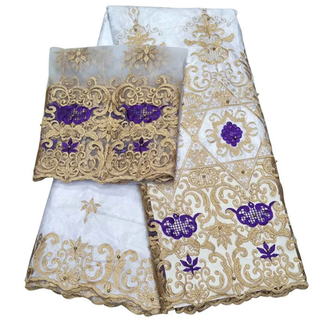 2018 вышивка Getzner Brocade Базен Riche Лидер продаж Африканский кружевной ткани модные с