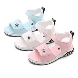 Melissa Sapatos Menina Sandalet сандалии для девочек Carters Новые детские; пляжная обувь с мягкая подошва и нескользящей маленькая принцесса