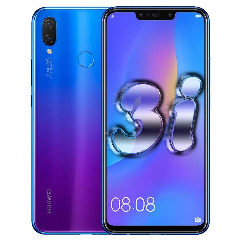 

Global rom Huawei Nova 3i Mobile phone 4GB 128GB Kirin710 Octa Core 6.3 inch Android 8.1 Fingerprint unlock 3340mAh