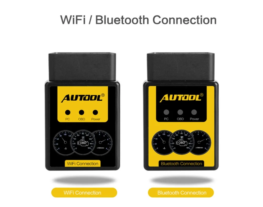 Autool A1 OBD2 сканер V1.5 Bluetooth/WI-FI OBD2 OBD II Авто диагностический сканер работает на Android лучше, чем ELM327