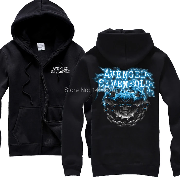Супер крутая Avenged Sevenfold A7X Band 100% хлопок рок толстовка куртка высокого качества