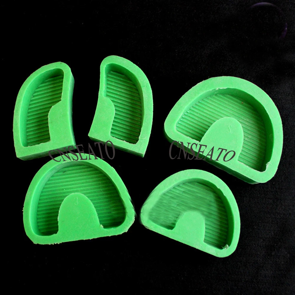 5pcsGreenDentalLaboratoryPlasterModelBaseMoldsUsingforDentist.jpg