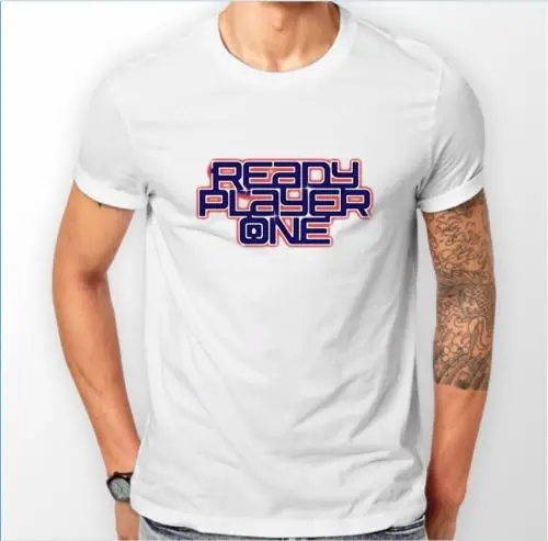 Футболка вдохновленная фильмом Ready Player One Cool Casual pride Мужская футболка унисекс