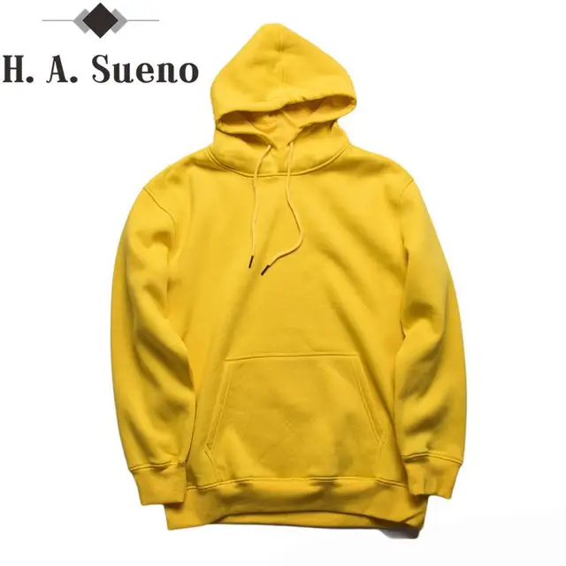 mens yellow hoodie