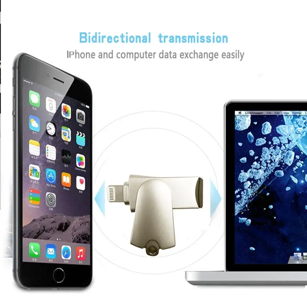 E. lixz USB 2,0 картридер 2 микро-sd TF OTG Card Reader Писатель Для iPhone 5/5S/6/6plus/6s/6s Плюс/ipad/itouch/Macbook