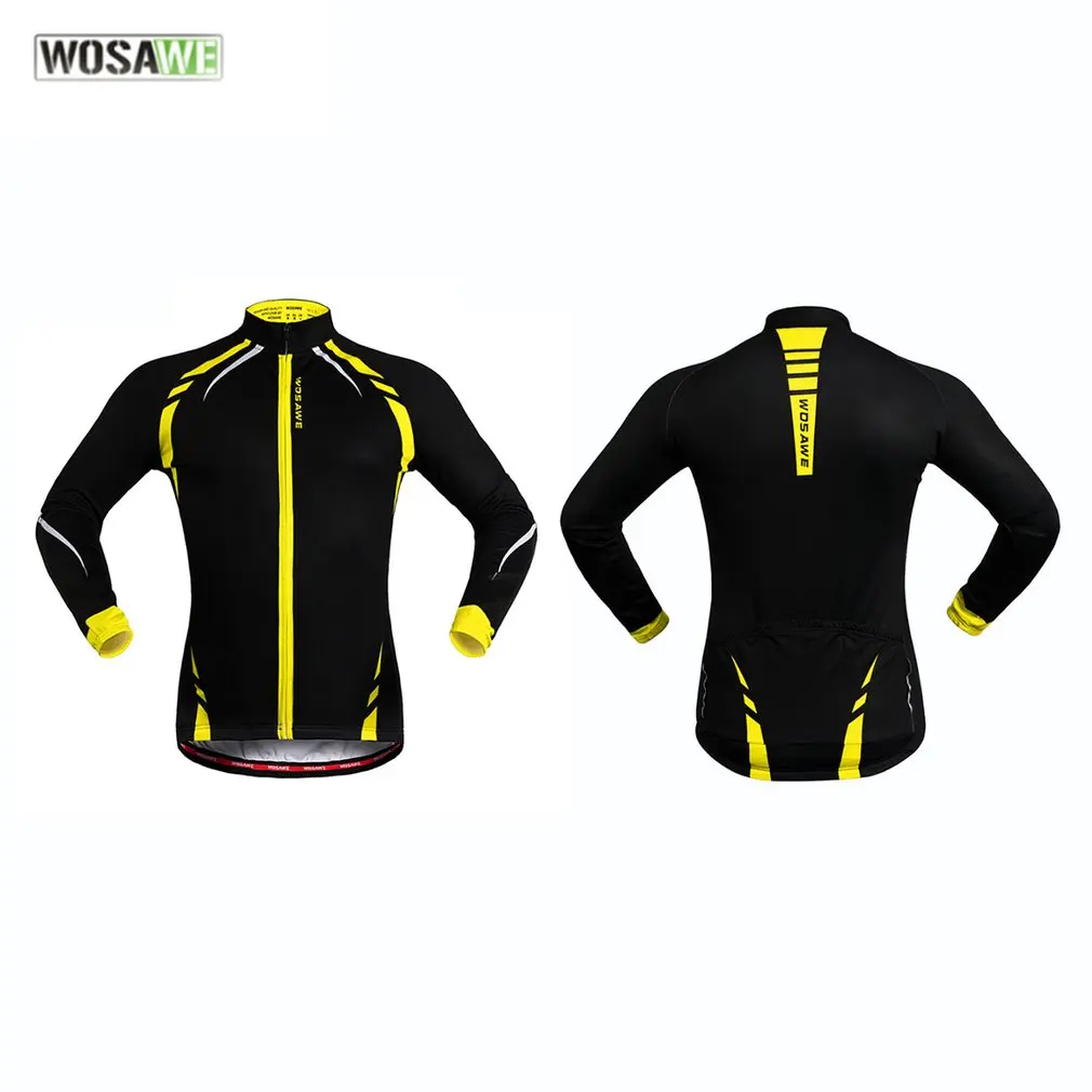 WOSAWE осенне-зимняя куртка унисекс для велоспорта, теплая куртка с длинным рукавом и флисовой подкладкой, ветровка для велоспорта, плащ-Пыльник для велоспорта, горячая распродажа