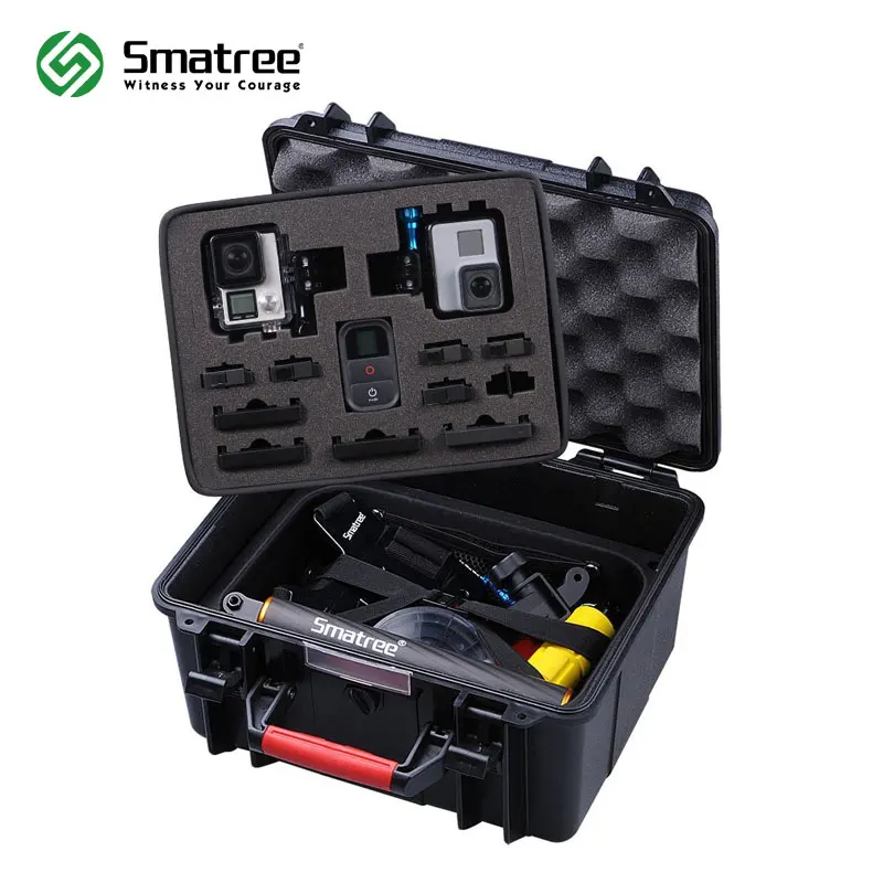 Smatree GA700-2 with ABS materials Floaty/Water-Resist Hard Case for Gopro Hero 6,5,4,3+,3,2 Action Camera