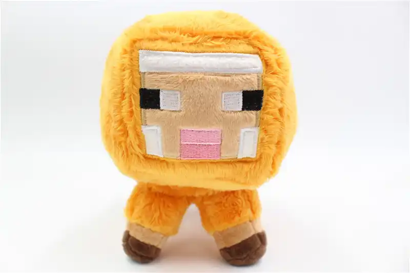 orange minecraft sheep plush