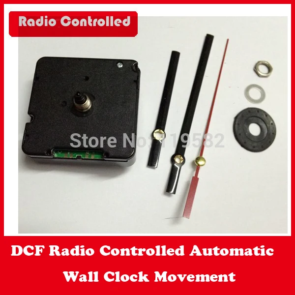 DCF автоматические радиоуправляемые настенные часы движения с свободными металлическими стрелками 1 комплект в Франции/чешском/Германии/Испании и т. д