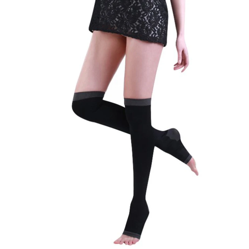 Sale Women Anti cellulite Compression Step on The Foot Tights Socks in