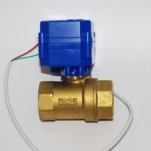 DN25(G1.") AC220V двусторонней клапаны CWX-15 N Q фиксированной шаровой клапан CR04 Солнечный Электрический шаровой кран воды