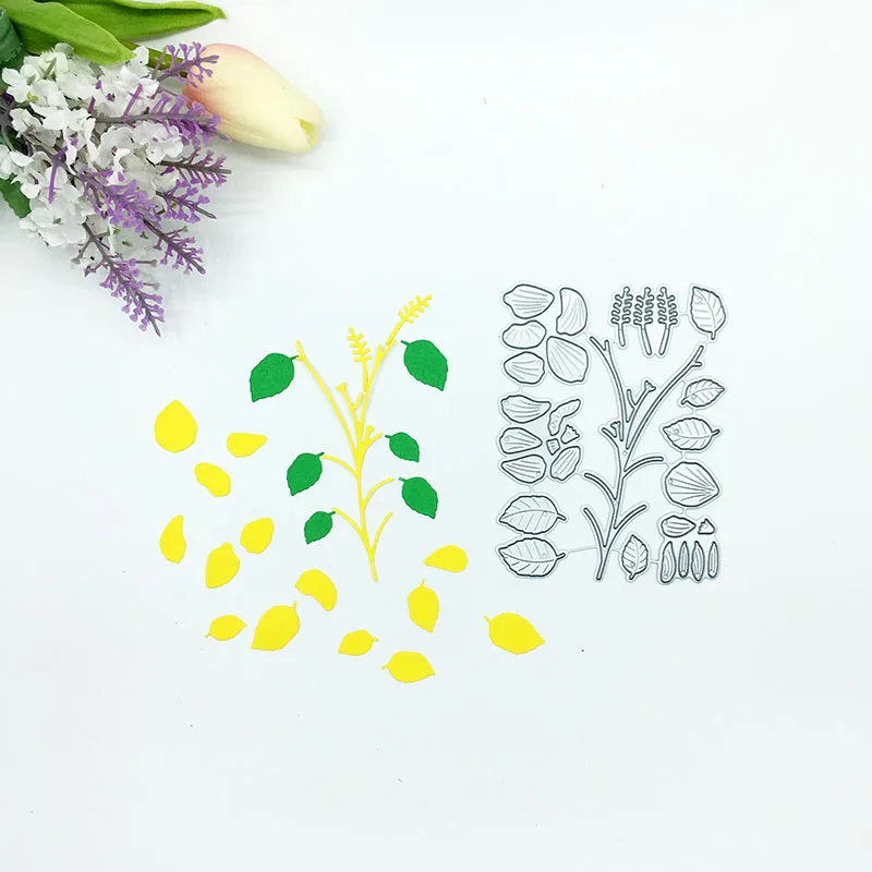 

Julyarts 21Pcs Tree Metal Cutting Flower Die Leafs 2019 New Dies For Scrapbooking DIY Card Making Craft Die Cut Nouveau Arrivage