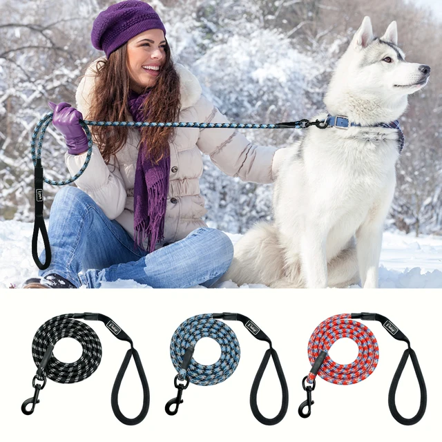 In nylon Riflettente Guinzaglio Del Cane di Addestramento Dell'animale Domestico In nylon Riflettente Guinzaglio Del Cane di Addestramento Dell'animale Domestico