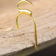 YINGTOUMAN 2 шт.(10 шт.) /LOT двойной крюк анти-развязки sharp Золото 5#-12# высокой твердостью, высокое сопротивление и высокую прочность