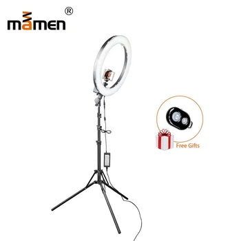 

18 inch LED SMD Ring Light 5500K 55W Dimmable LED Ring Light Photography Camera 240pcs Lamp With Tripod For Video Camera Light