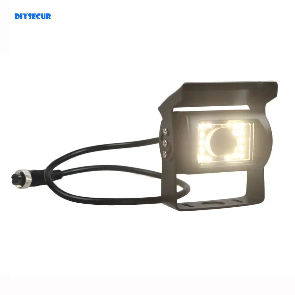 DIYSECUR Waterproof 4PIN 12V-24V HD Van Bus Lorry Rear View Reversing Parking Camera Car LED Color Night Vision | Автомобили и