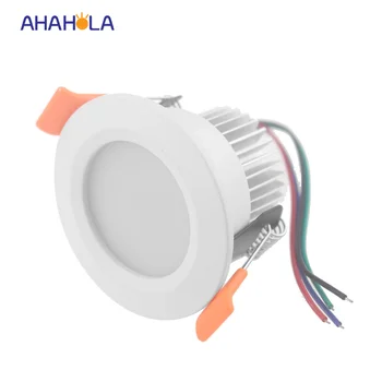 

external control 12v 3w rgb downlight lamp ceiling surface down light spot led recessed light 5pcs/lot