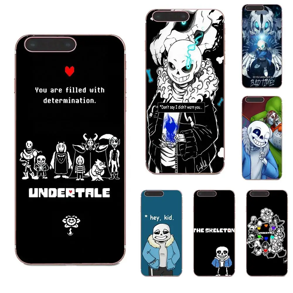 Мягкий чехол из ТПУ для Sony Xperia Z Z1 Z2 Z3 Z4 Z5 compact Mini M2 M4 M5 T3 E3 E5 XA XA1 XZ Premium Undertale Sans |