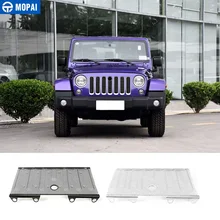 MOPAI для Jeep Wrangler 2016 экстерьера автомобиля из металла 3D противомоскитные сетки Mesh решетка с украшение отверстий отделкой стайлинга автомобилей