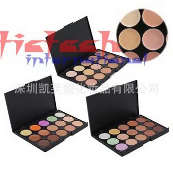 

by ems or dhl 200pcs 15 Color Contour Palette Make up Set Professional Concealer Palette Makeup Face Cream Concealer