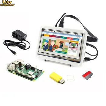 

Raspberry Pi 3 Model B+, Development Kit, 7inch HDMI LCD (C), Bicolor case, 16GB Micro SD card, Power Adapter