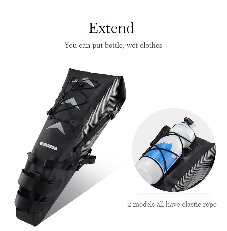 Perfect ROCKBROS Bike Bag Waterproof Reflective 10L Large Capacity Saddle Bag Cycling Foldable Tail Rear Bag MTB Road Trunk Bicycle Bag 17 Perfect ROCKBROS Bike Bag Waterproof Reflective 10L Large Capacity Saddle Bag Cycling Foldable Tail Rear Bag MTB Road Trunk Bicycle Bag 17