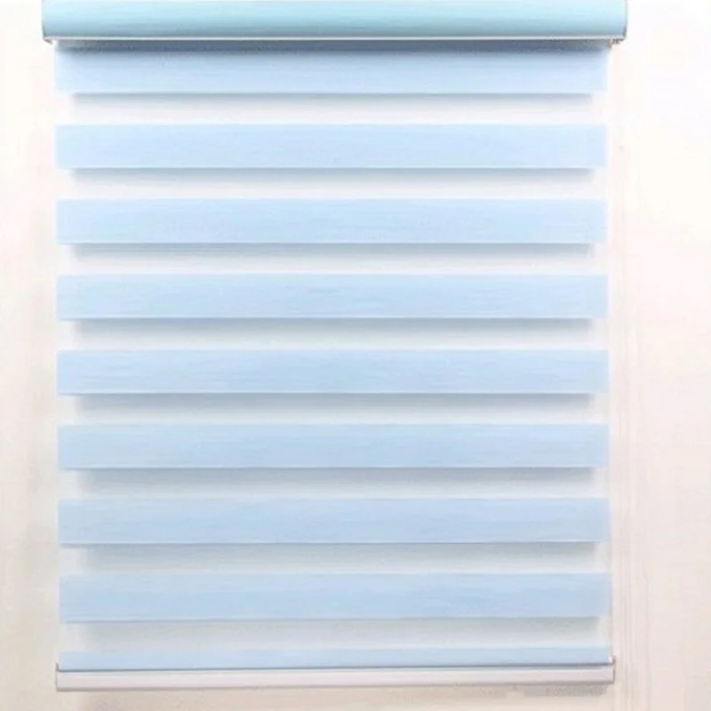 Persianas de cebra de doble capa personalizadas de estilo Simple para ventanas Persianas de cebra de doble capa personalizadas de estilo Simple para ventanas