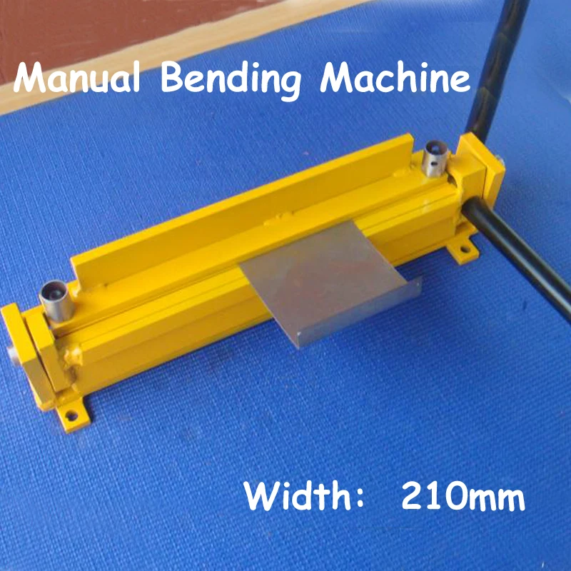 210mm Manual Iron Sheet Folding Machine DIY Small Bending Machine