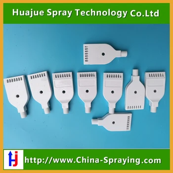 

Wind jet cleaning spray nozzle white ABS air nozzle with 16 blowing hole