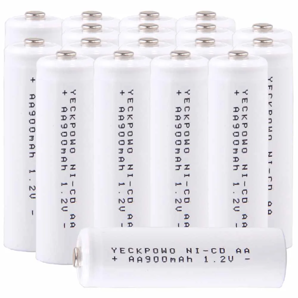 Lowest price 18 piece AA battery 1.2v batteries rechargeable 900mAh