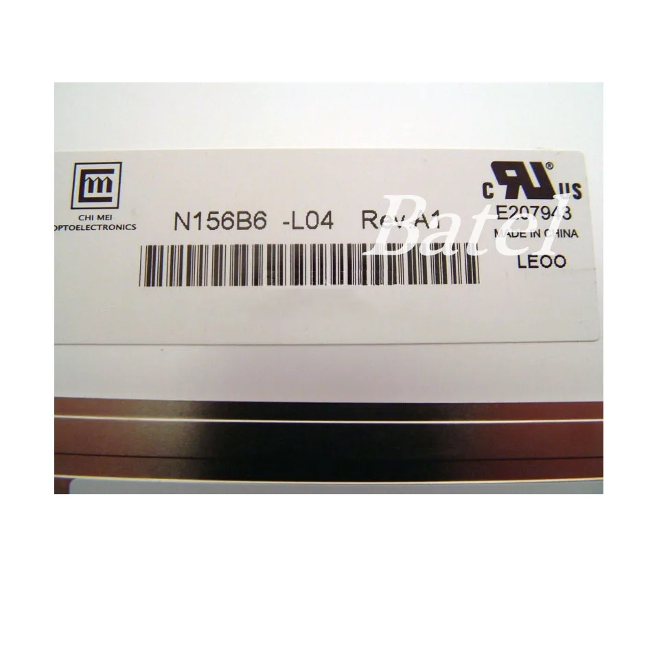 

Replacement for N156B6-L04 N156B6 LCD Screen Matrix for Laptop 15.6" 1366X768 40Pin Glossy