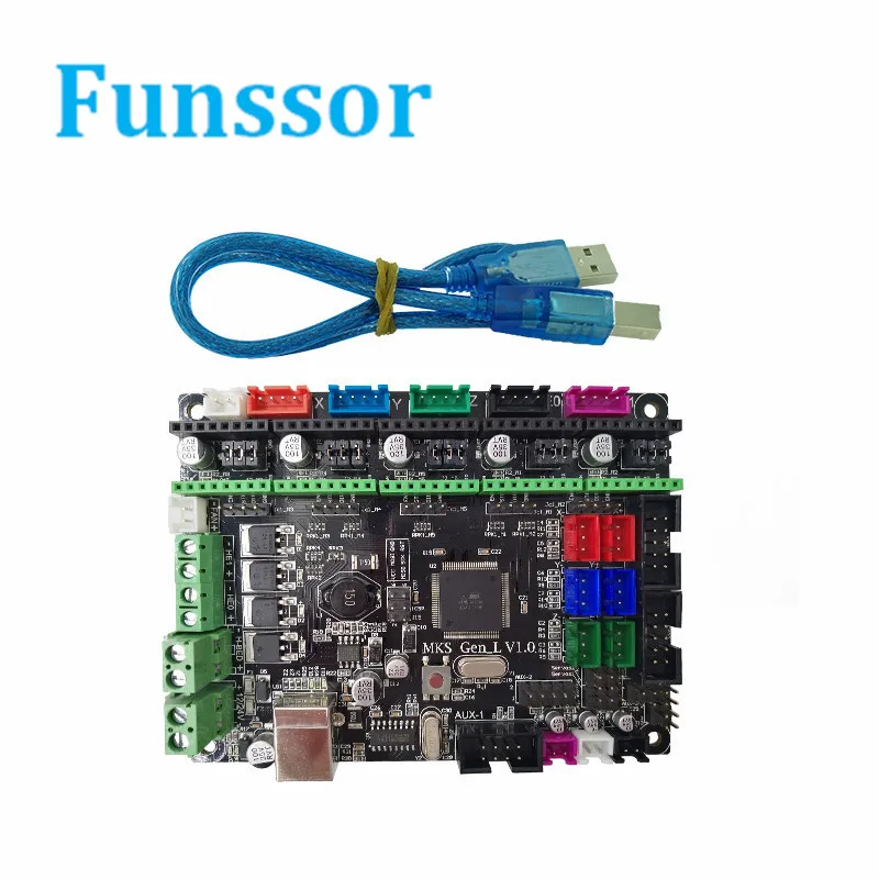 

controller PCB board MKS Gen L V1.0 integrated mainboard compatible Ramps1.4/Mega2560 R3 support a4988/DRV8825/TMC2100/LV8729