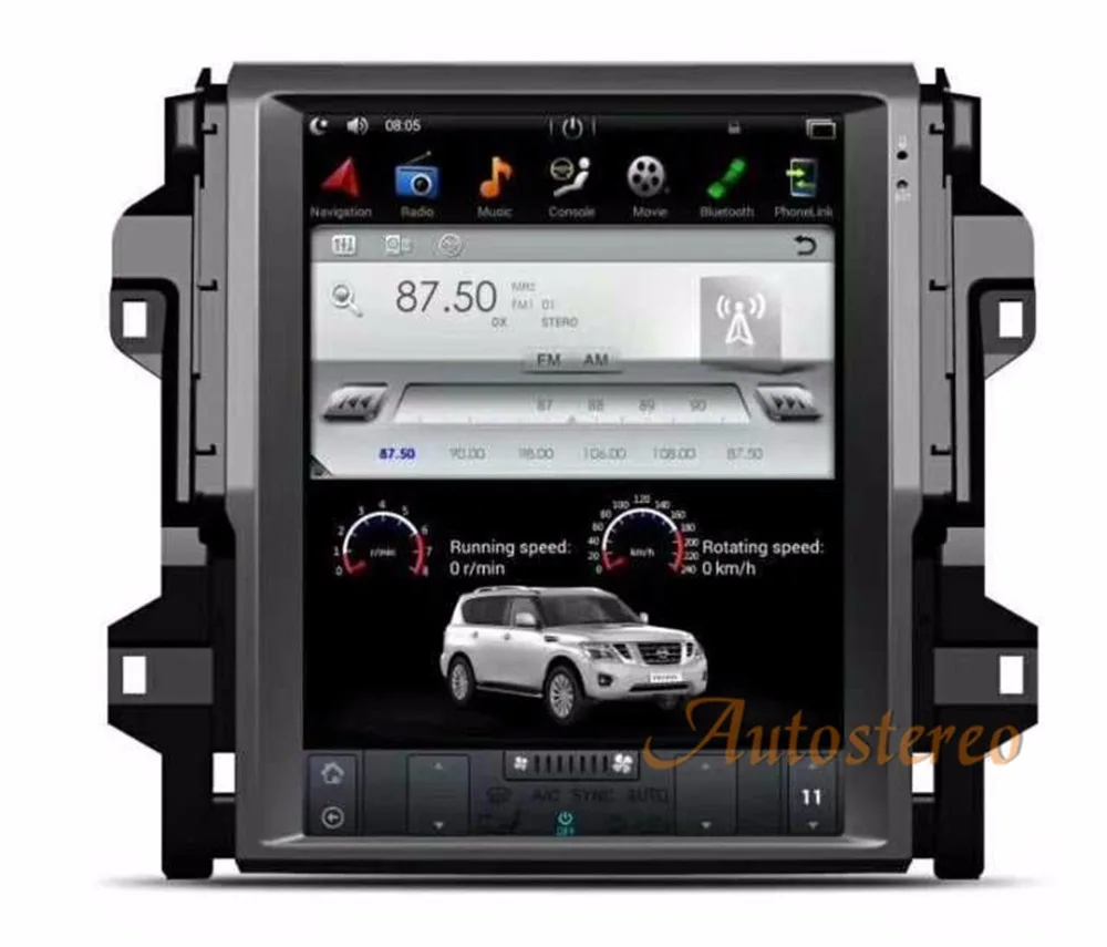 Android 7,1 Тесла стиль автомобиля нет dvd-плеер gps навигации для Toyota Fortuner 2016 + Штатная Satnav мультимедиа ленты рекордер ips